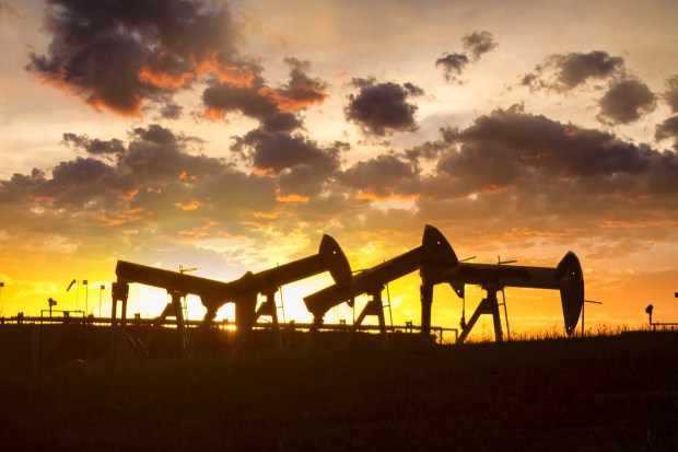 Fracking drill rig
