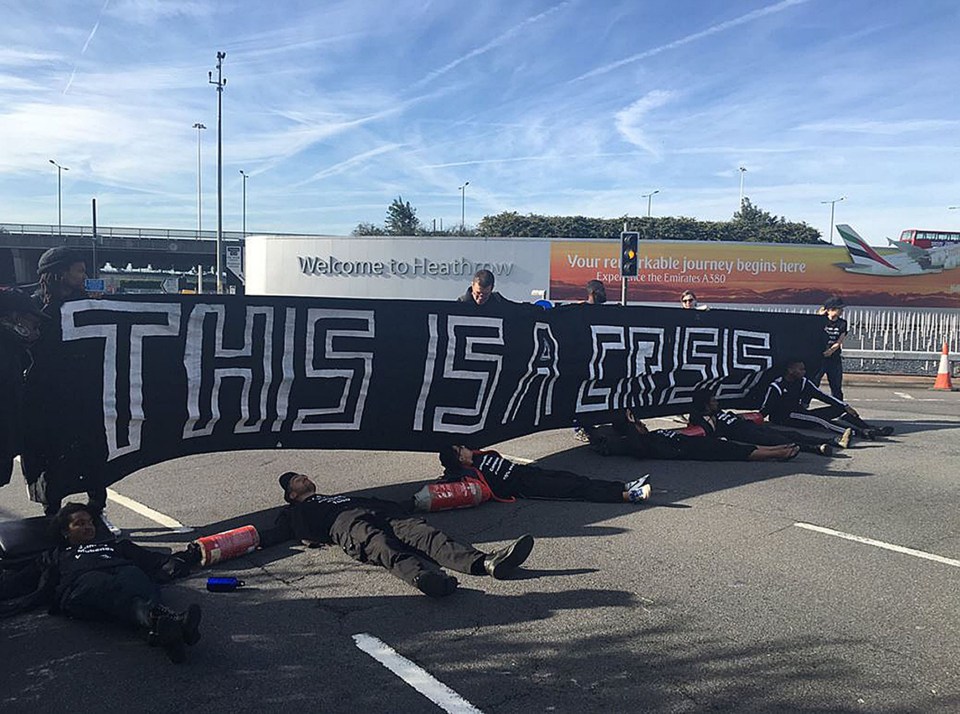 Black Lives Matter protesters have targeted the transport networks before