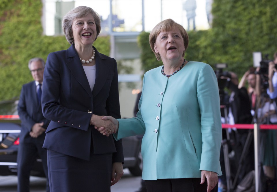 Theresa May aspoke to Germany's Chancellor Angela Merkel today