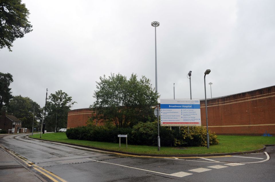 Treatment . . . Broadmoor hospital, where Nandap spoke to court from by video link 