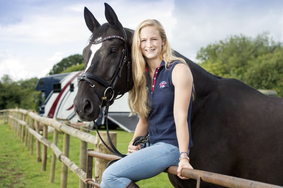 Horse Pitucelli was initially vert scared but eventually settled down 