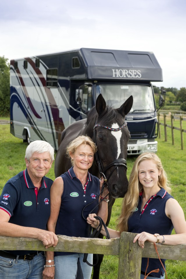 The family were travelling back from a world championship in Le Mans in their 7.5 tonne horse box last month