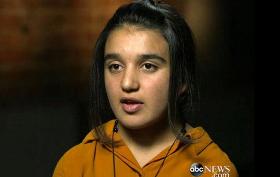 Julia being interviewed by ABC