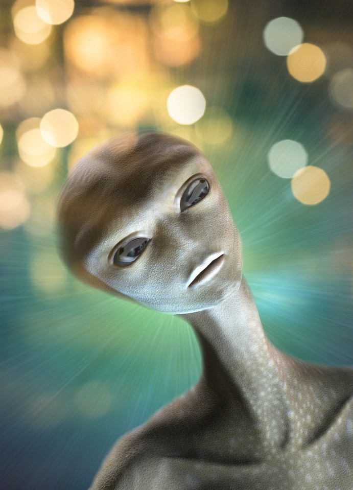 Alien life form, illustration