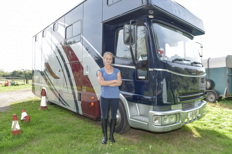 Champion vaulter Lucy Phillips, 26, was left traumatised after a group of men surrounded the van in Calais