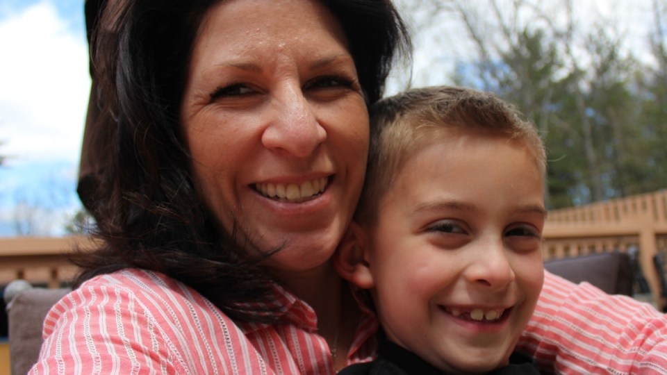 Rebecca Ruddy with son Scott (Collect - PA Real Life)