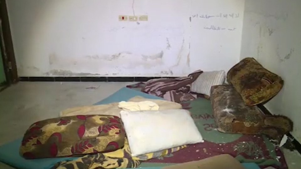 ISIS prison in Manbij