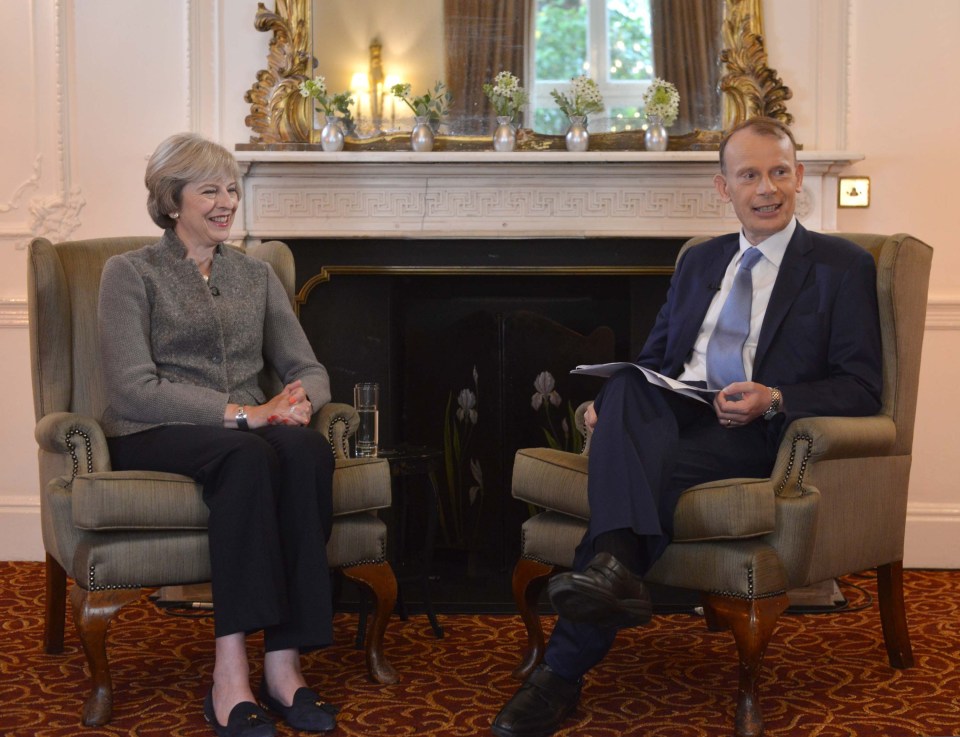 Andrew Marr and Theresa Marr
