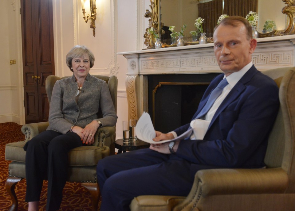 Andrew Marr and Theresa May