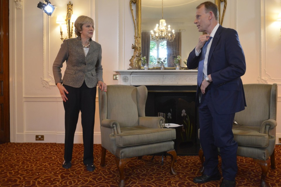 Theresa May and Andrew Marr