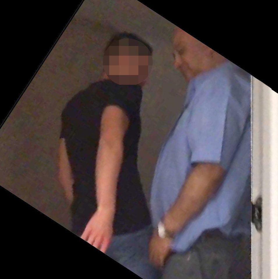 Keith Vaz with one of the male prostitutes in his London flat 