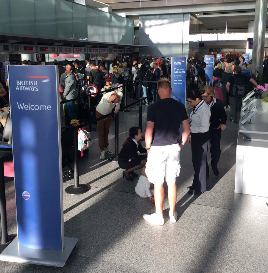 Queues at San Francisco airport were also huge