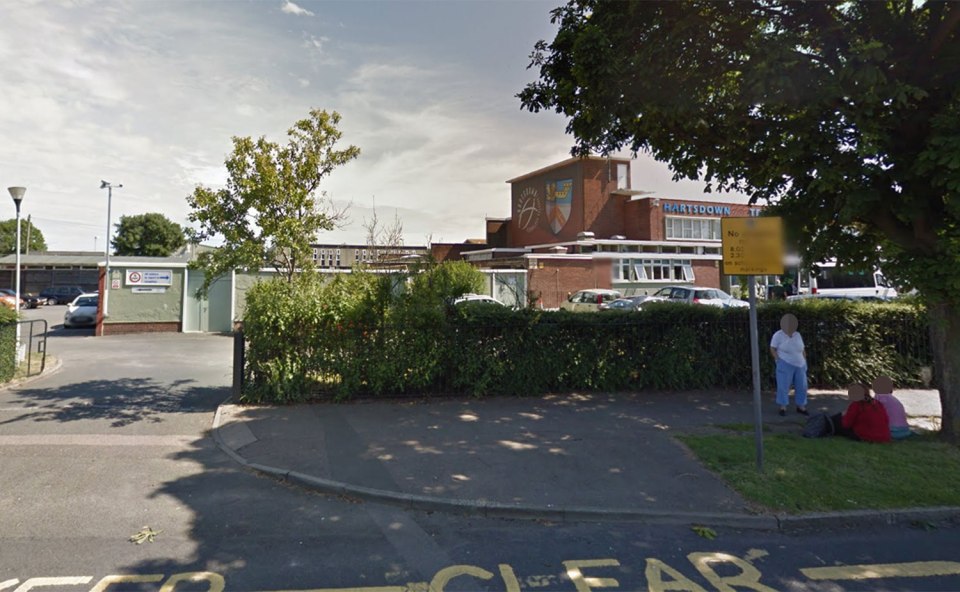 Mr Tate said this Hartsdown Academy in Margate, Kent, used to be a school people were ashamed of