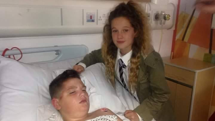William, 11, wasn't allowed to wear trainers, even though he needs them after having a hip replacement 