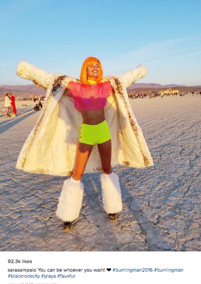 Burning Man is an eight-day festival dedicated to art and 'self-expression'