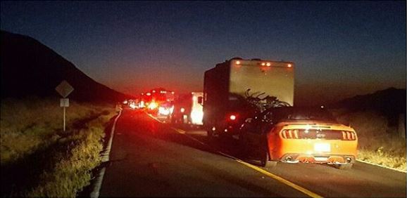 Some people missed flights as they waited in the massive traffic jam
