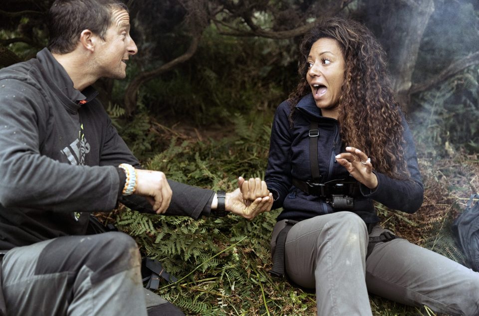 She appeared to bond with Bear during the adventure