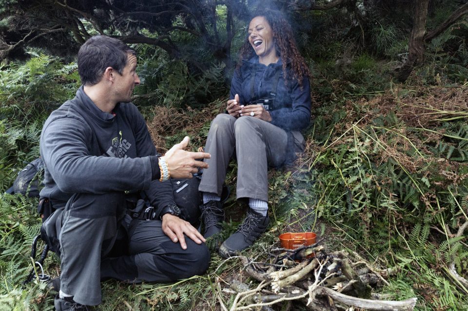 The pair appeared to have a laugh together on the show