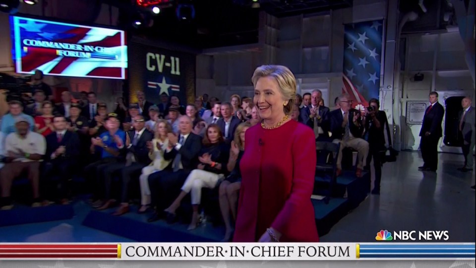 Plan ... Clinton was more specific in her foreign policy ideas than her Republican rival