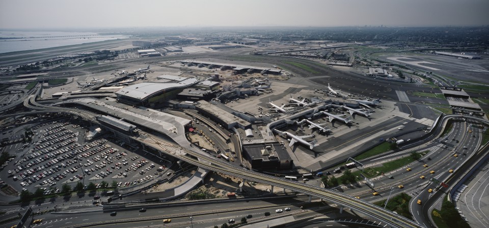 The flight had taken off from JFK airport (stock image)