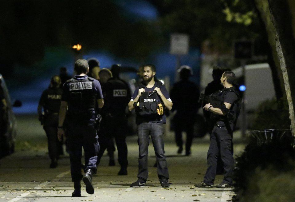 The policeman who was stabbed is not in a life threatening condition