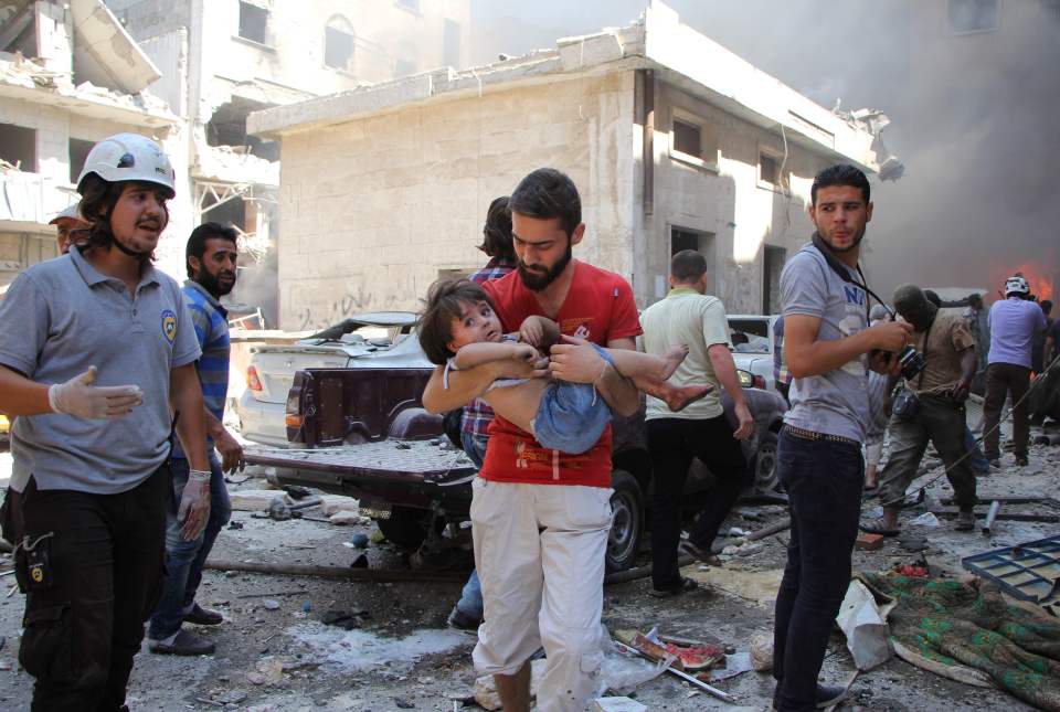 Dozens were killed in bombings in Idlib, Syria today