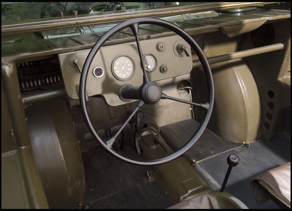 The car much more stripped back than a normal Porsche
