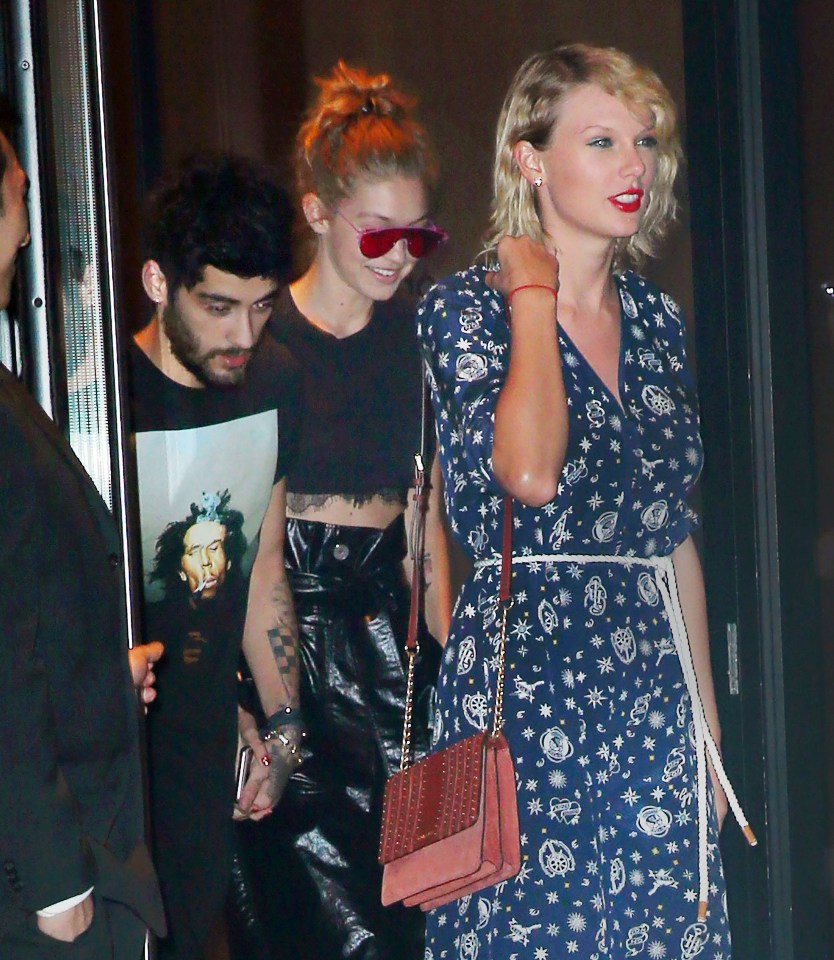 Taylor Swift played gooseberry on a date night with couple Gigi Hadid and Zayn Malik