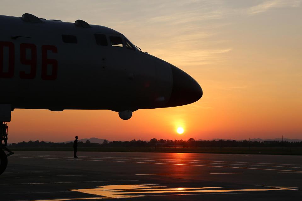 Planes like the H-6K bomber will join Russian subs and ships to practice seizing islands