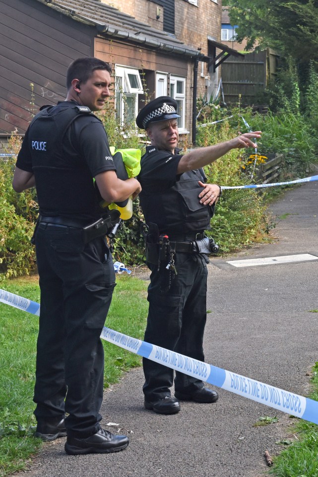 Police rushed to the scene after the fatal shooting, launching a murder investigation