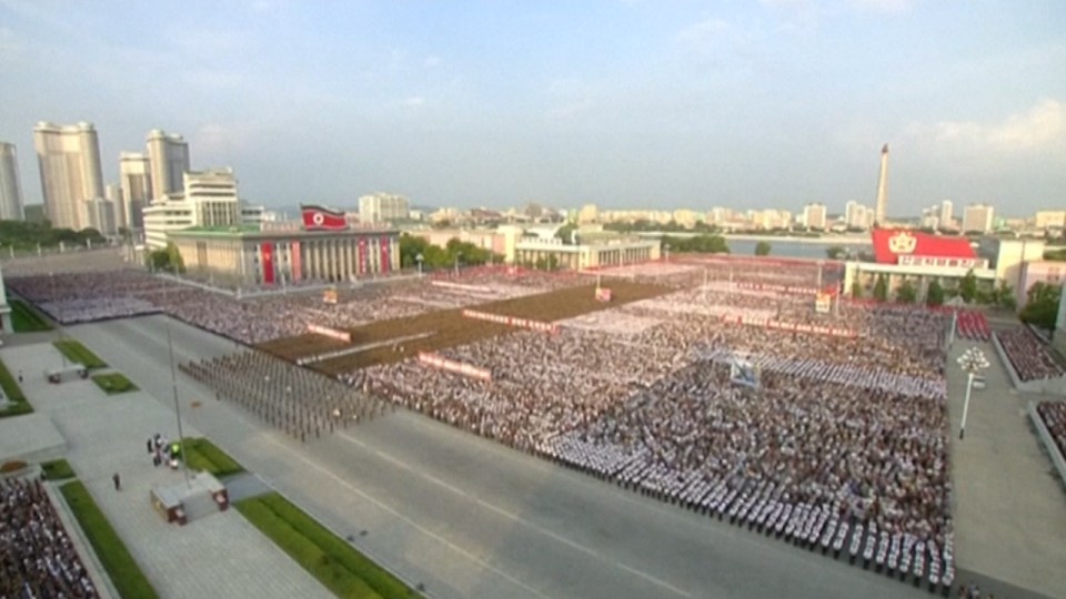 It was held to celebrate the country's fifth nuclear test last week