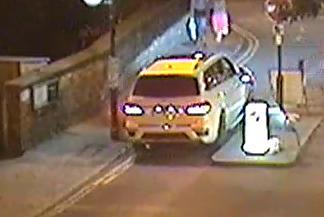 Police seek paintballing motorist