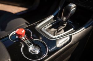 Just one of many modifications made to the car