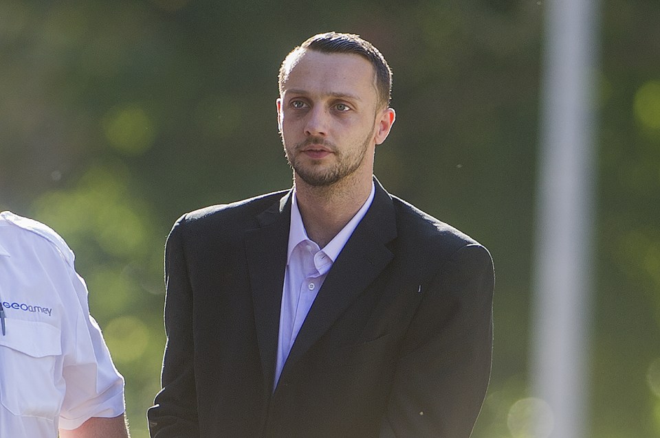 The 32-year-old was given a month month sentence and banned from contacting his ex-girlfriend