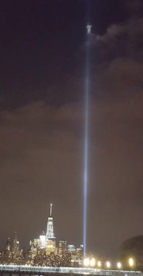 The figure is now being dubbed the angel of the World Trade Center