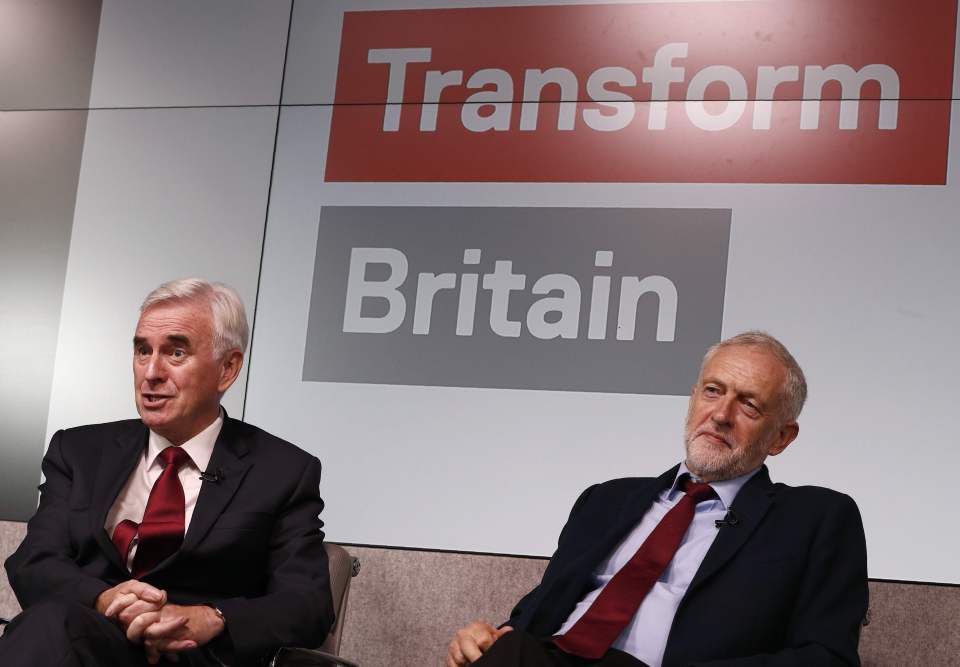 Jeremy Corbyn and John McDonnell