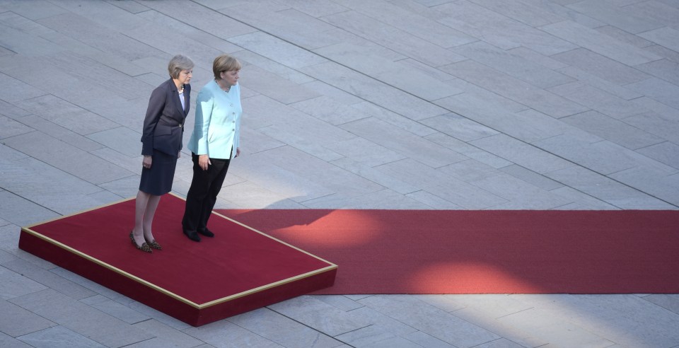 Angela Merkel and Theresa May