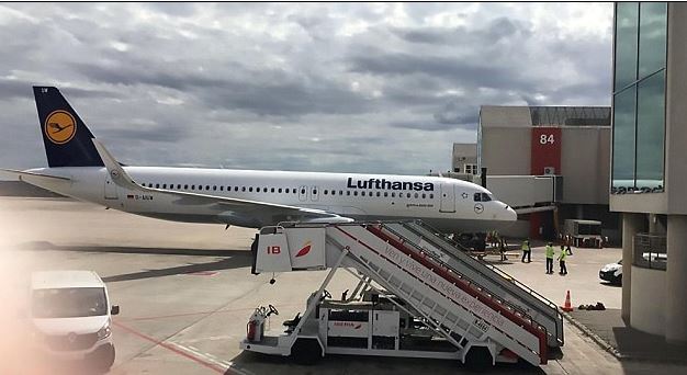 The plane's return journey had to be cancelled as repairs were carried out on the plane