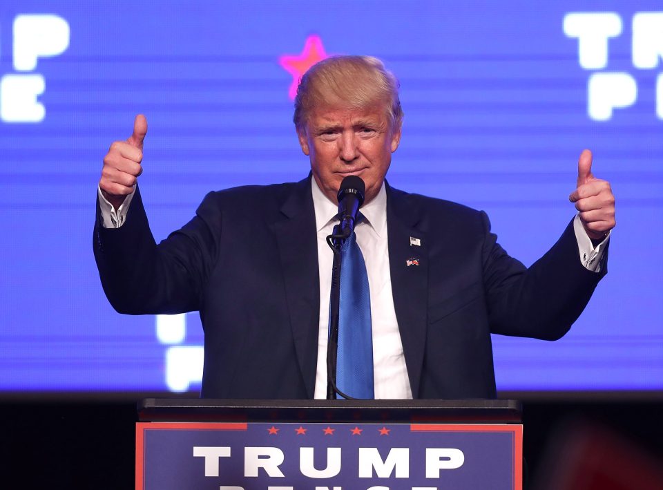 GOP Presidential Candidate Donald Trump Holds Rally In Miami