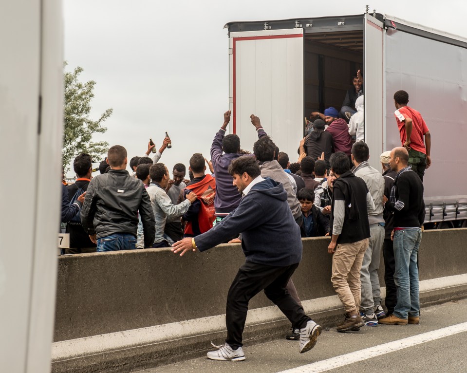Marked increased ... people-smuggling from Calais has doubled in four years