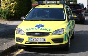 Paramedic spotted with unfortunate 'DOA' registration plate