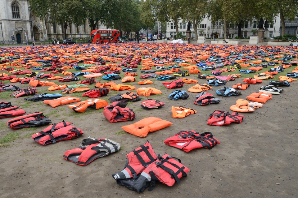 Lifejacket graveyard