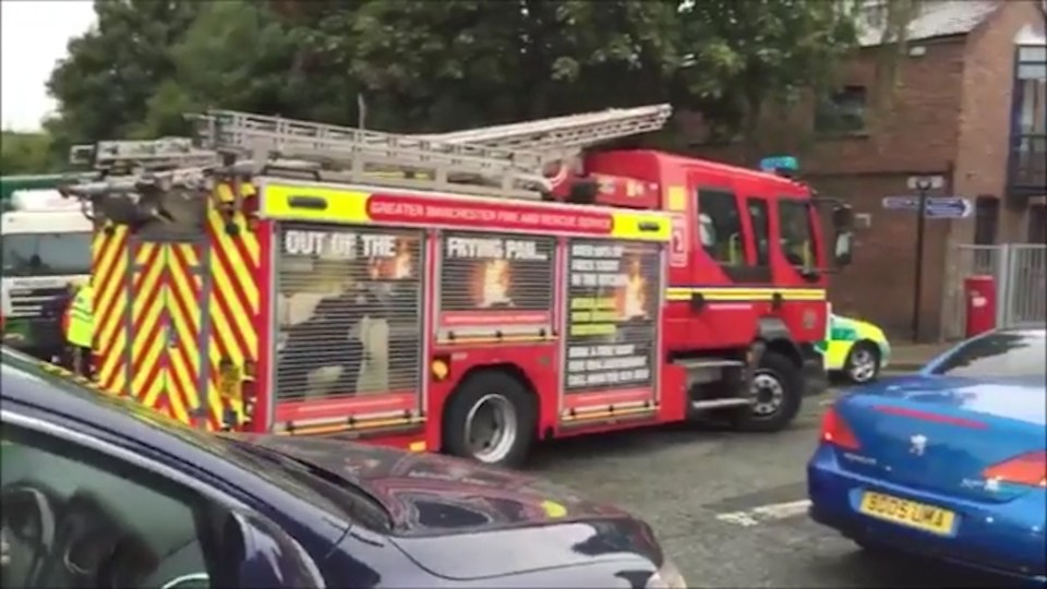 Worker trapped