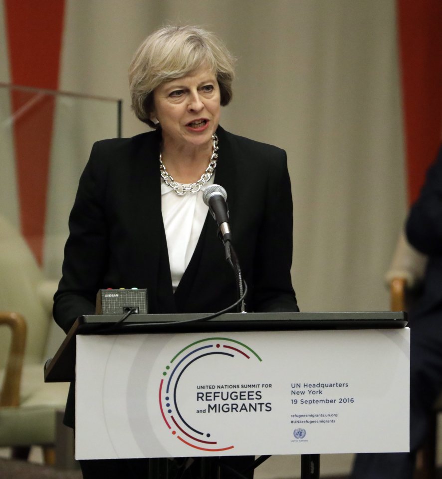 She addressed the meeting and claimed 'a good deal for the UK can also be a good deal for the other member states'