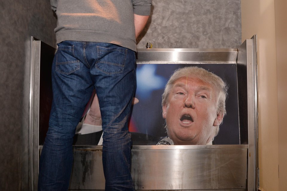 Donald Trump urinal