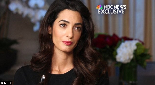 Amal Clooney said she did not think what she was doing was courageous after knowing what Nadia had been through at the hands of ISIS