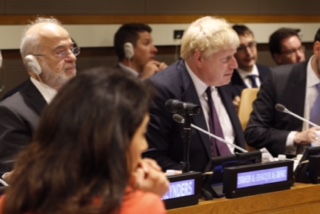 Boris Johnson and Amal Clooney
