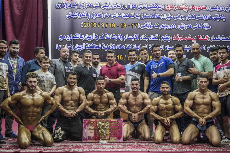 Bodybuilders often dehydrate themselves so their skin clings to their muscles