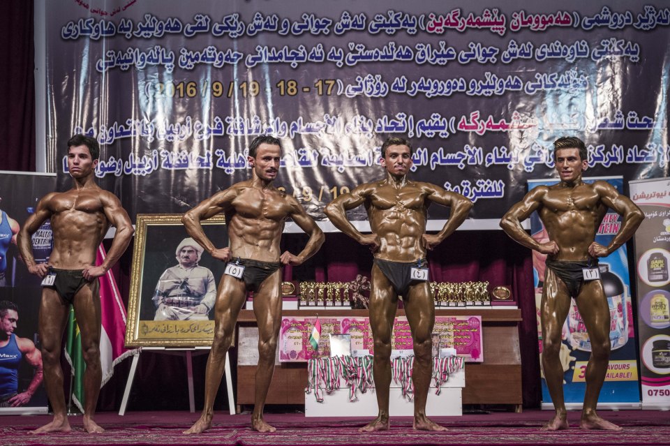 Bodybuilders from a number of weight classes took part