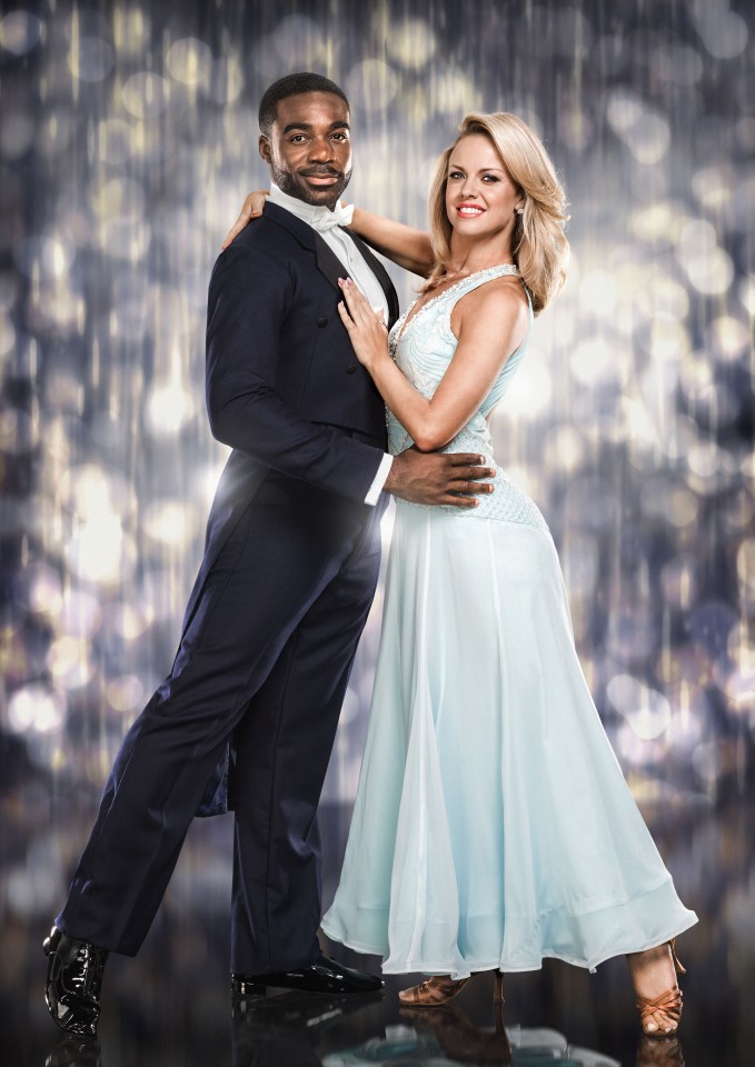 Ore Oduba and Joanne Clifton